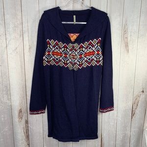 Hanna Andersson Nordic Duster Sweater Coat